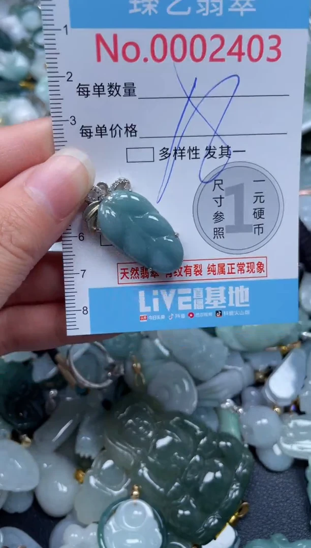 颈饰未镶嵌翡翠2403