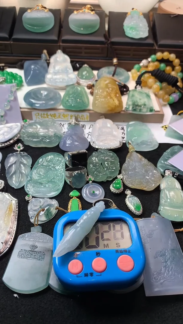 未镶嵌定制翡翠安***～5073毛货不退不换