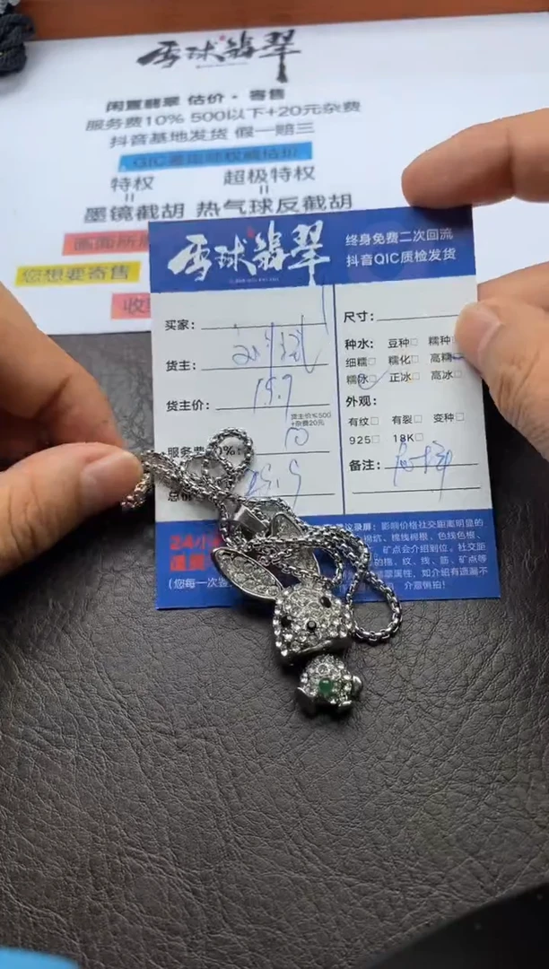 【闪购商品】翡翠颈饰合金1252205047