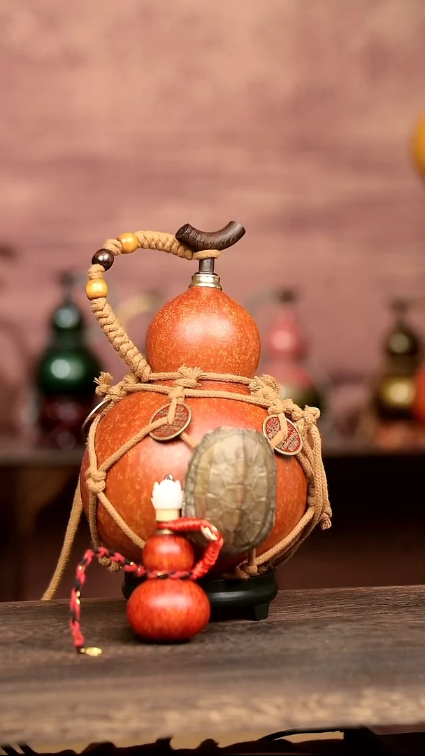 824号中药煮色  大漆葫芦水壶/酒壶 一物一拍