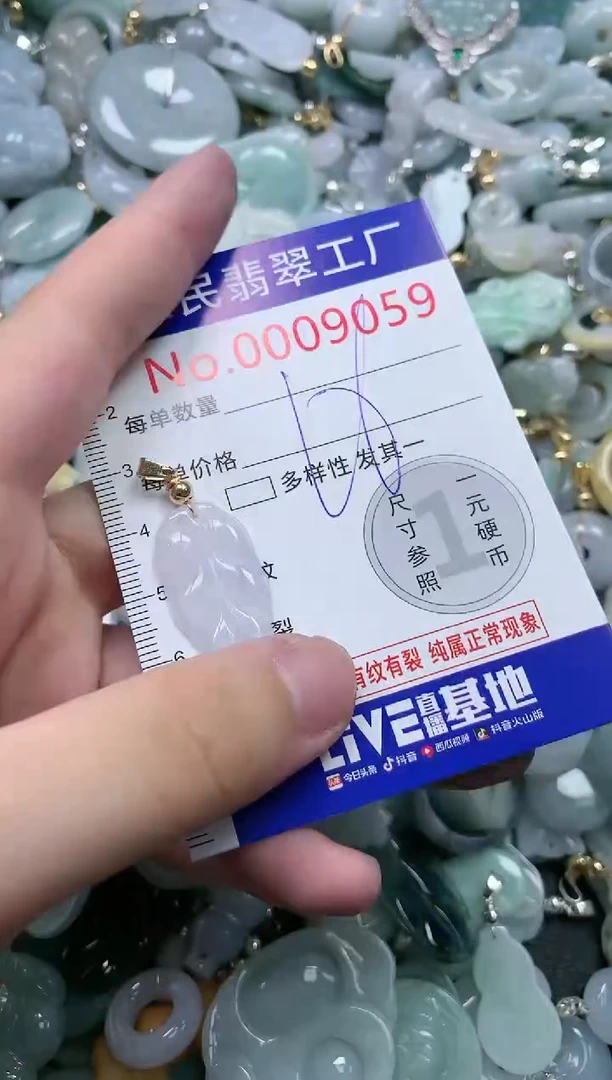 翡翠未镶嵌吊坠(不含链)9059