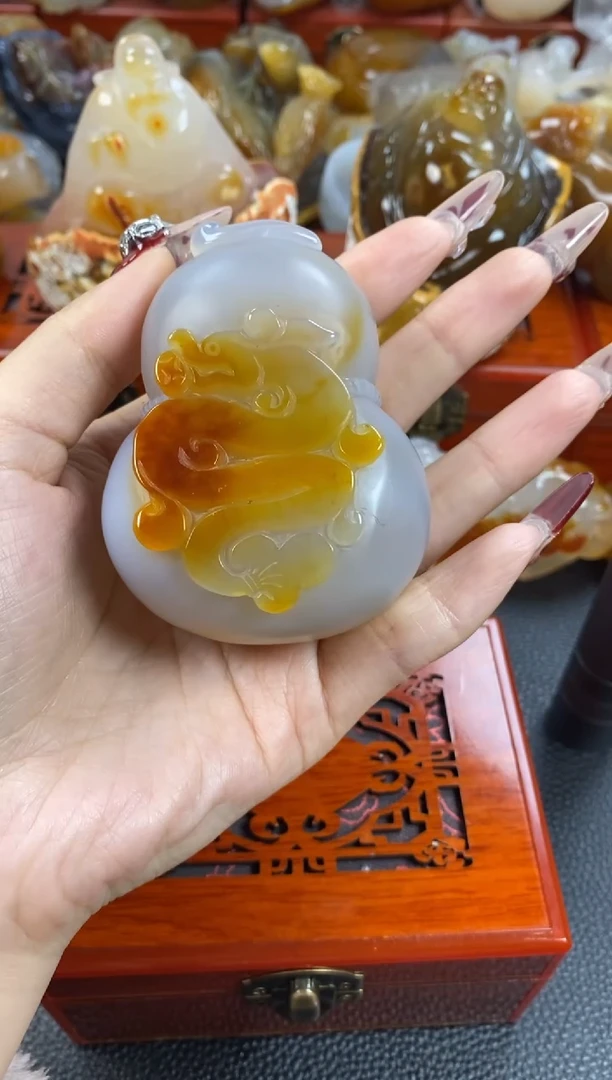 【闪购商品】玛瑙/玉髓手把未镶嵌1