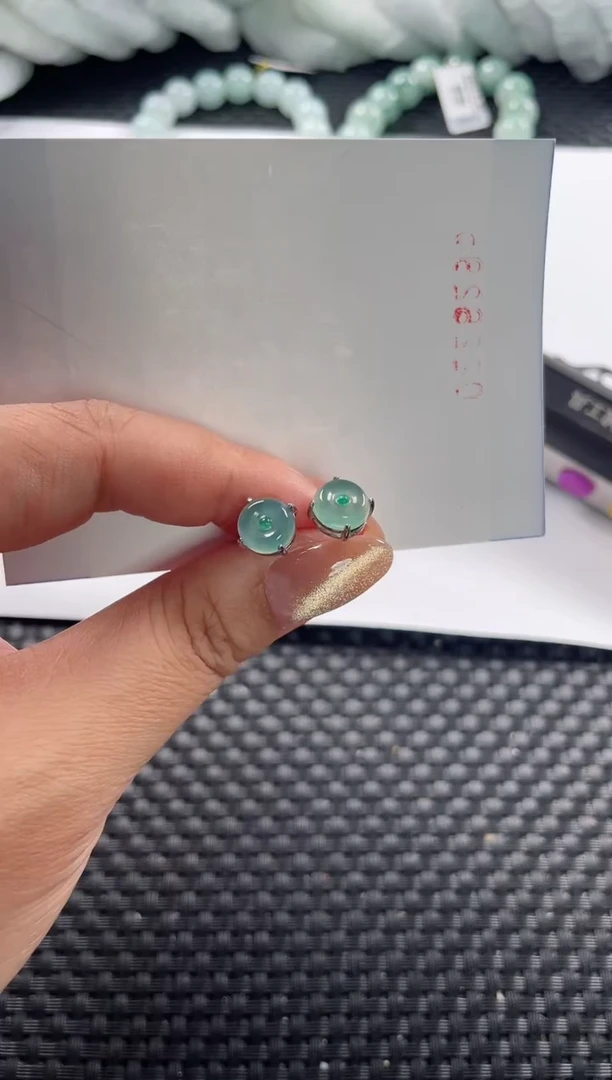 未镶嵌翡翠耳饰3（多样性发一件）