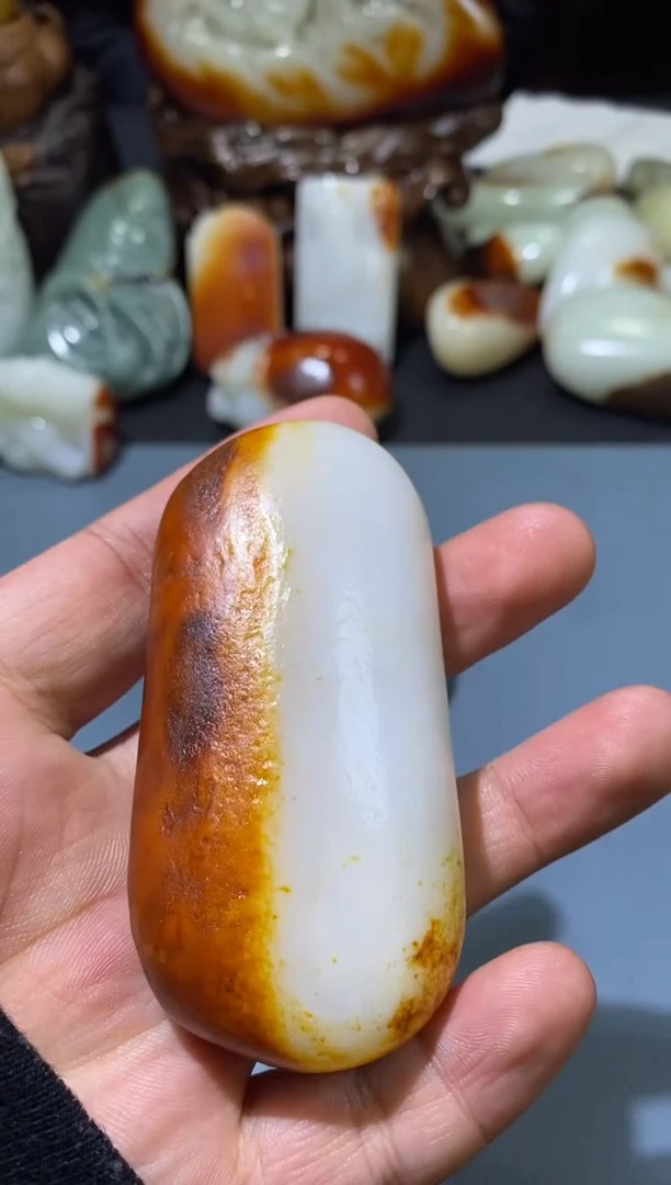 未镶嵌和田玉把件故**…和田玉