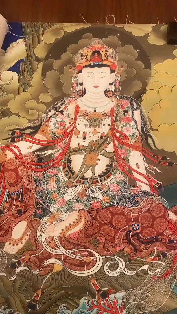 装裱画精美唐卡tk16108