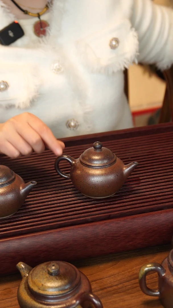 【闪购商品】紫砂茶壶柴烧-高温紫泥-水平-150cc