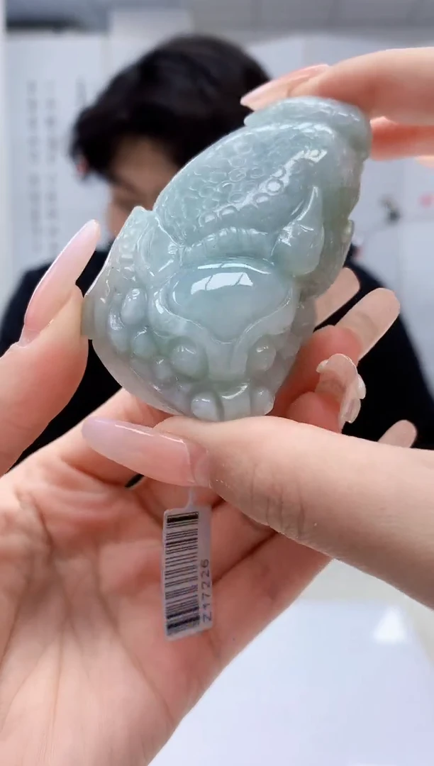 【闪购商品】定制翡翠未镶嵌5145lr-毛货挂件24赠底座