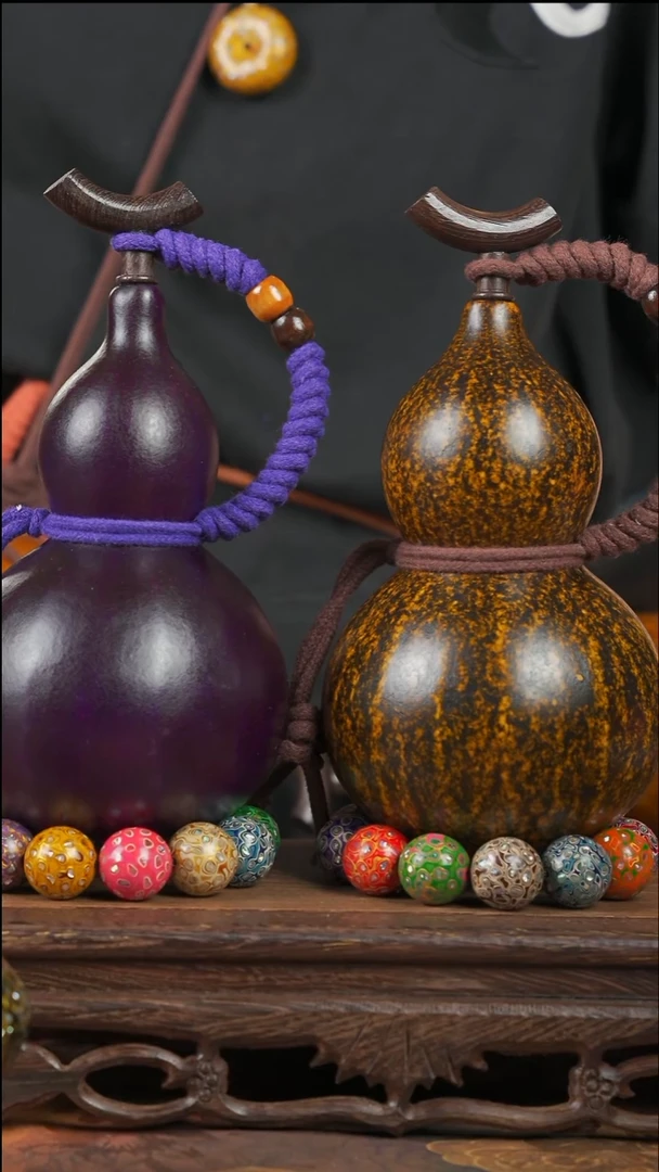 WT009大漆酒葫芦不包手串（总2只）