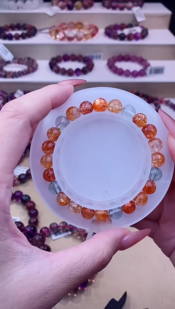 未镶嵌手链日光石阿鲁沙单圈7m+