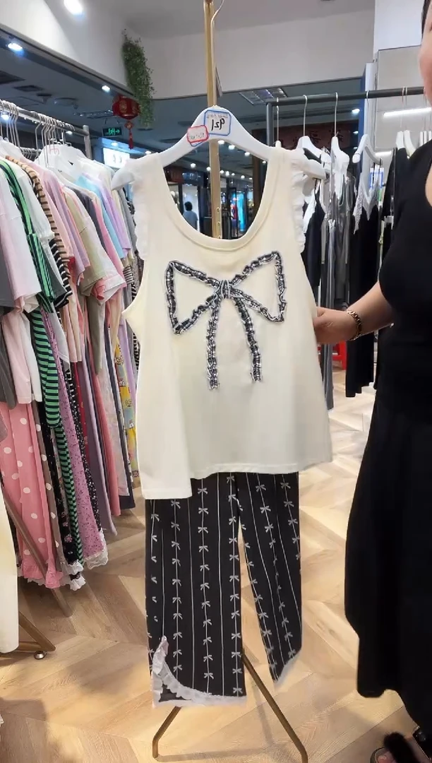 棉小熊吊带长裤L号130斤以下