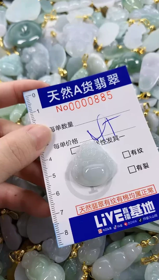 颈饰未镶嵌翡翠天然A货翡翠