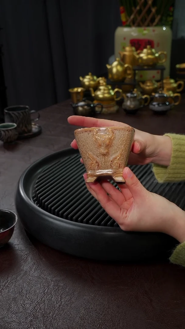 【闪购商品】杯【宜景窑】牛杯10