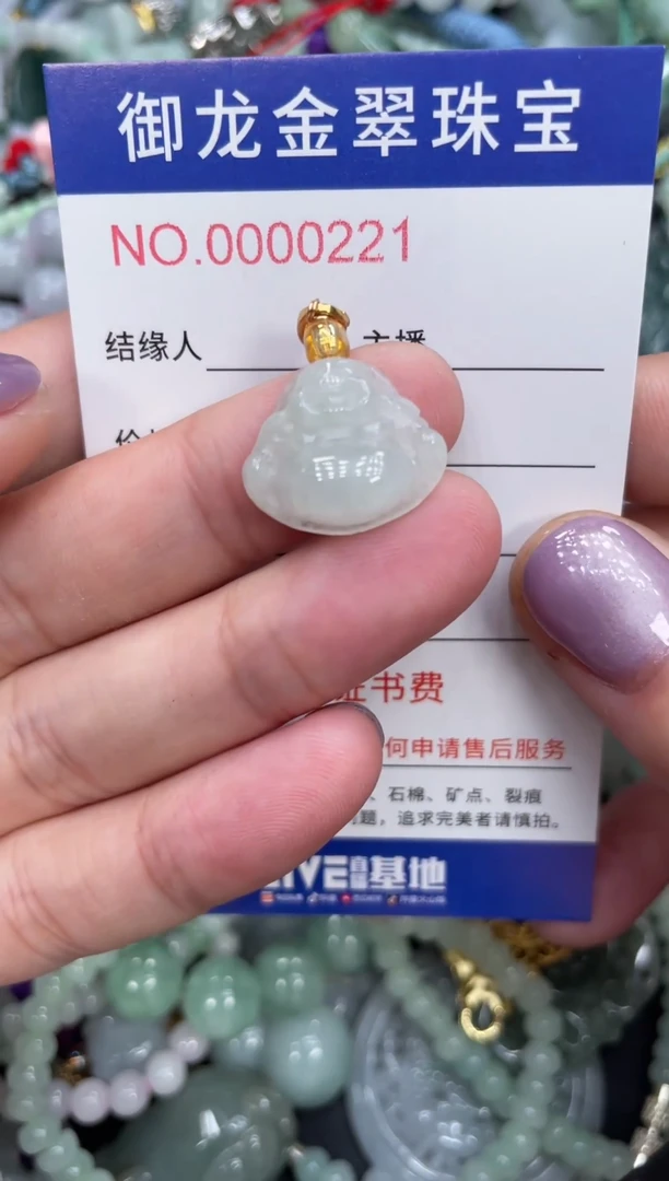 翡翠未镶嵌颈饰024