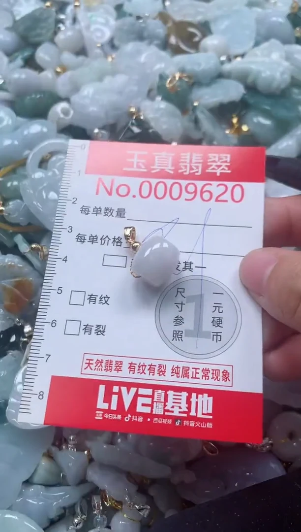 吊坠(不含链)未镶嵌翡翠9620
