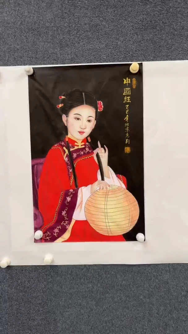 国画12.25-XX-冯高翔-四尺三开丝绢-20