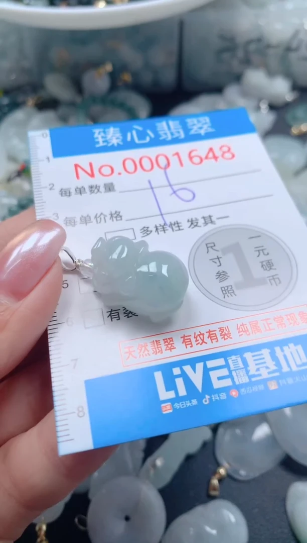 吊坠(不含链)未镶嵌翡翠1648
