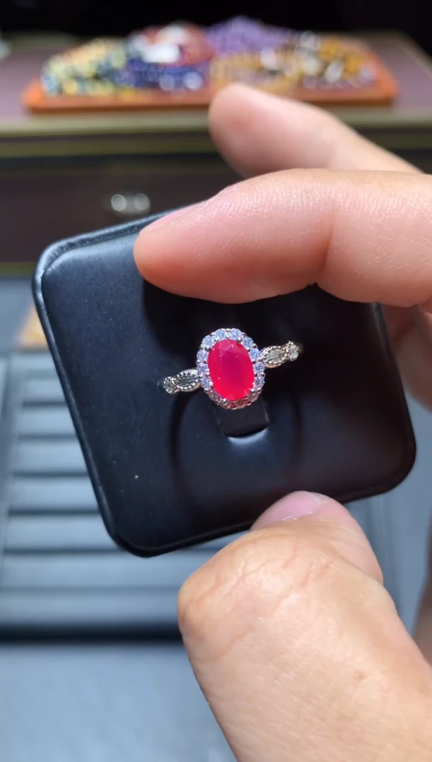 【闪购商品】红宝石戒指未镶嵌W77   新烧
