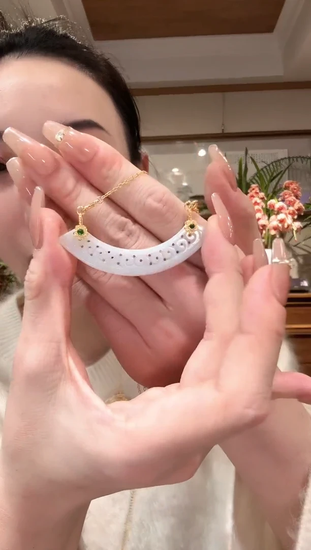 【闪购商品】翡翠颈饰未镶嵌国风