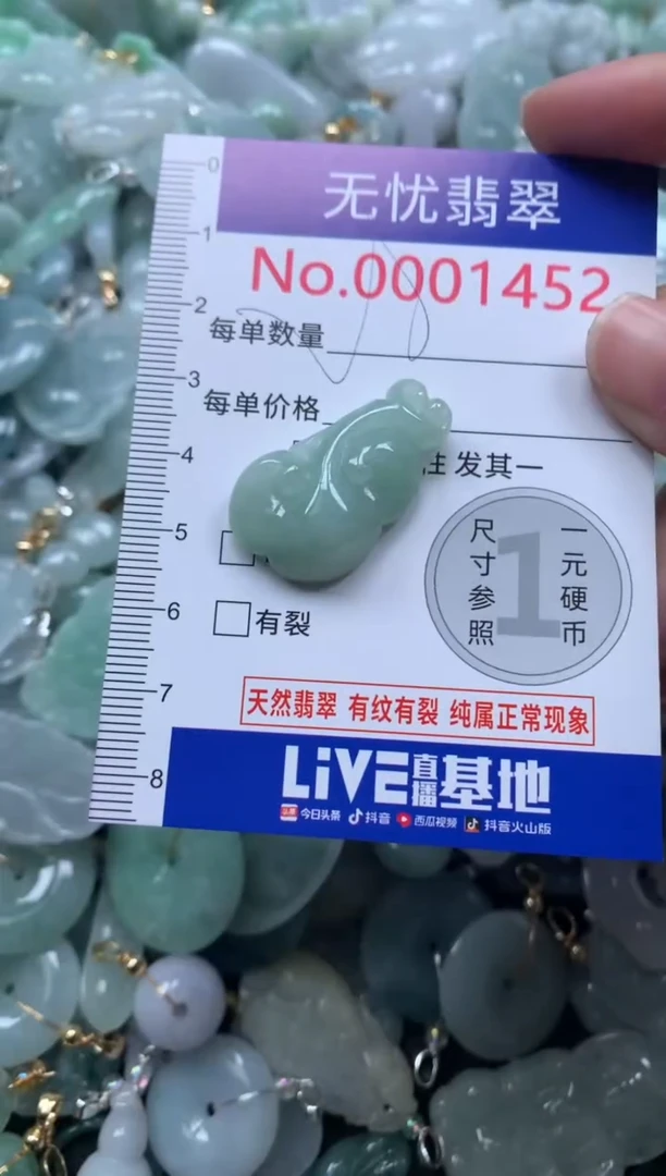 颈饰未镶嵌翡翠1452