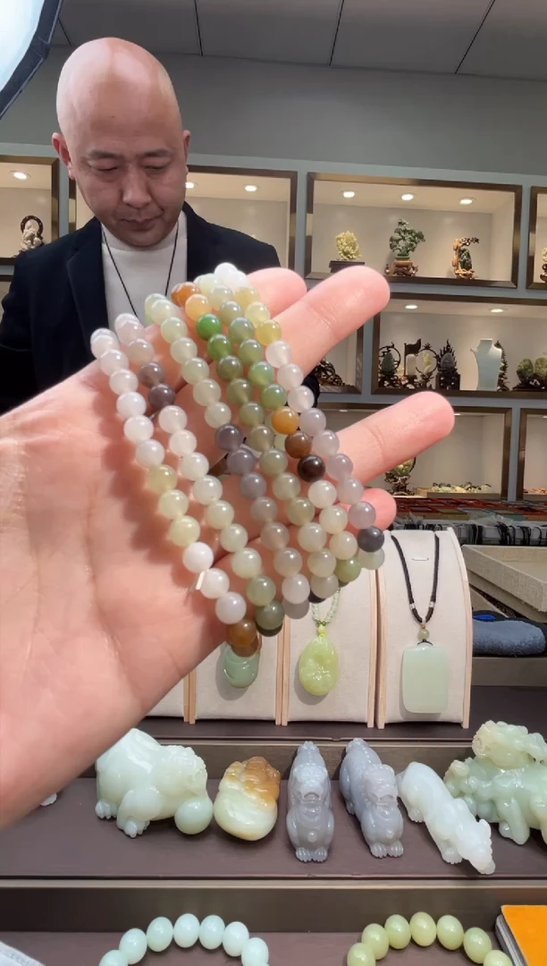 颈饰未镶嵌和田玉多样性发货1
