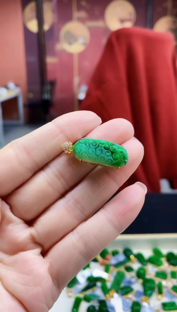 颈饰未镶嵌翡翠翡翠吊坠