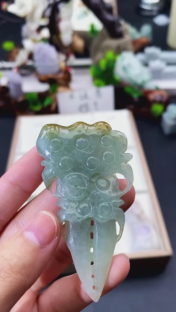 颈饰未镶嵌翡翠天然缅甸A货翡翠