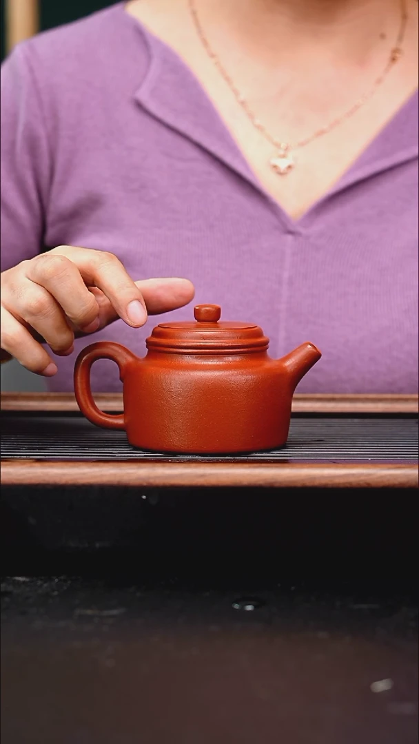 茶壶紫砂全手工小煤窑朱泥德钟