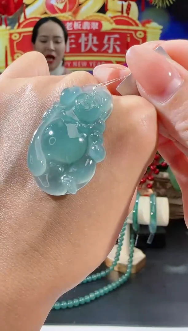 【闪购商品】翡翠吊坠(不含链)未镶嵌布袋佛多样性发一