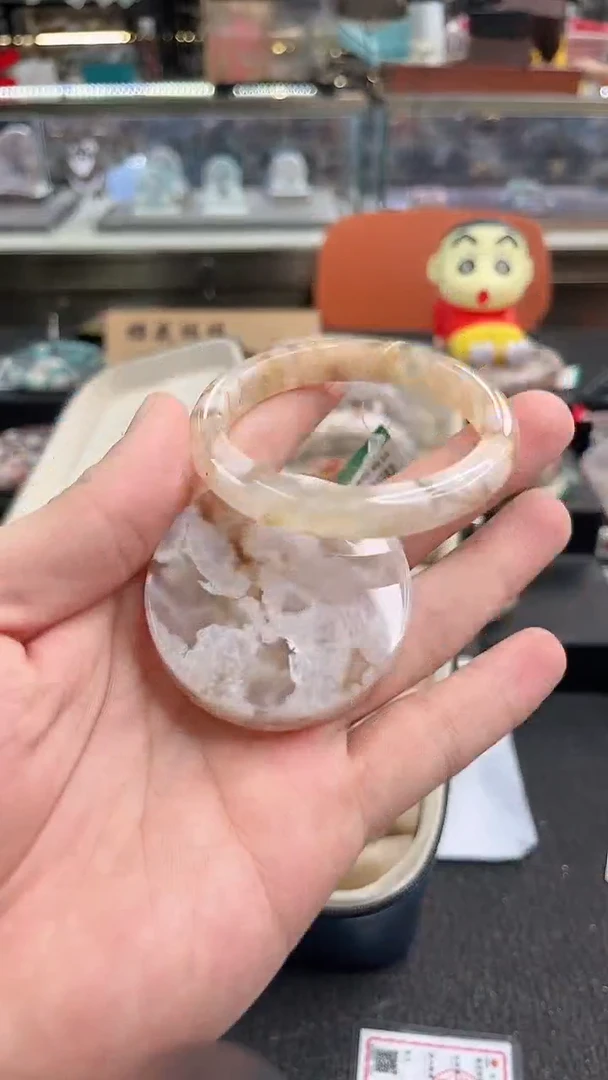 未镶嵌手镯石英质玉52圈口 （赠品镯心）366941