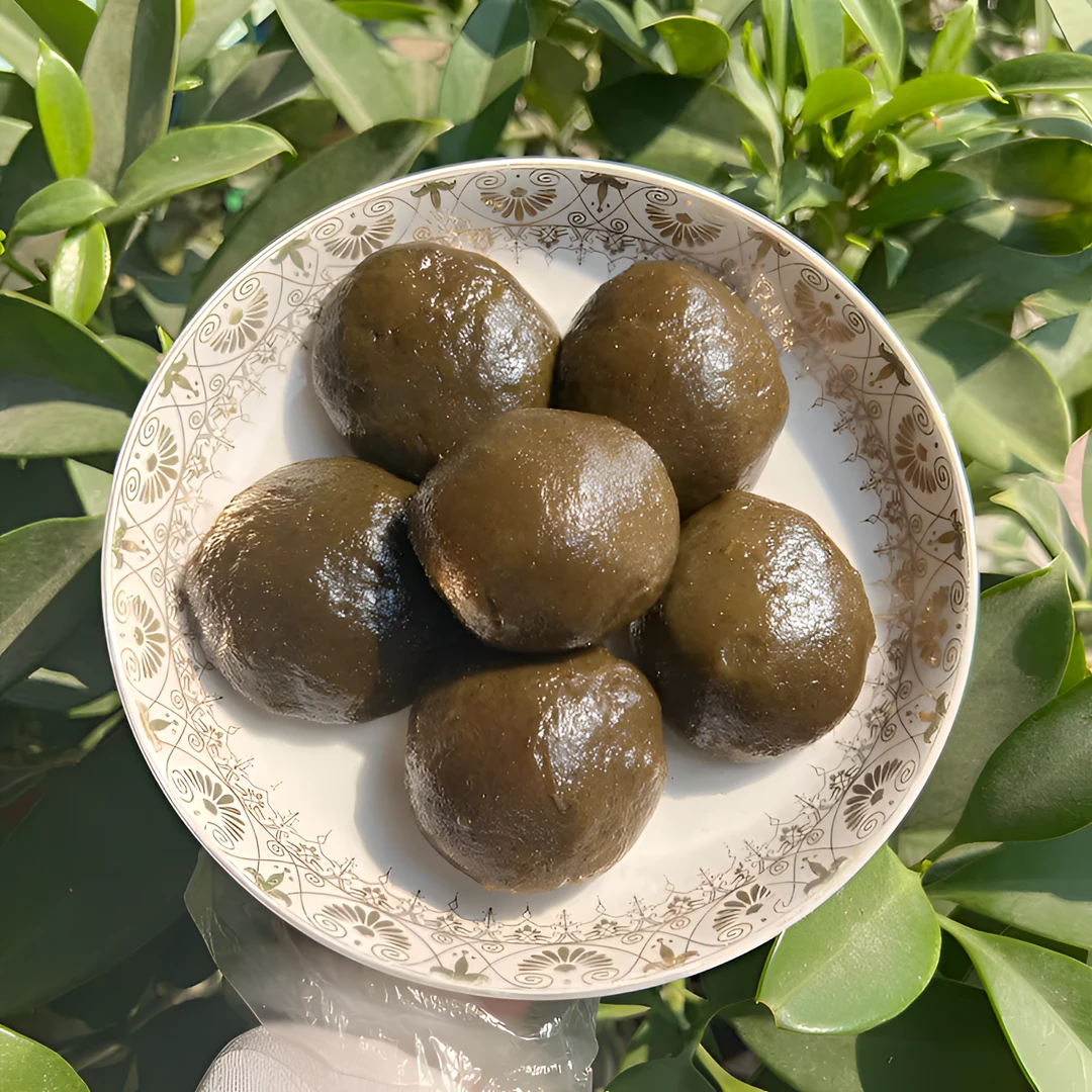 【水牛花粑粑】湖南特产水密花粑粑油泼辣子艾叶粑粑燕子粑粑糍粑