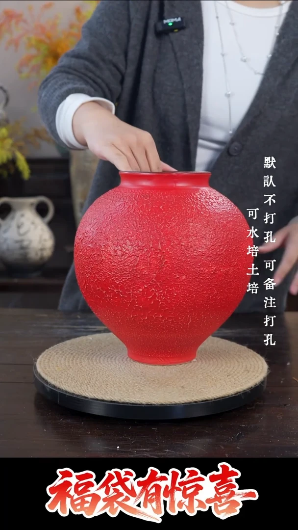 摆件陶01景德镇高档陶瓷花瓶