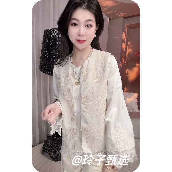 （珍妮）原版新款新中式高端国风马夹女