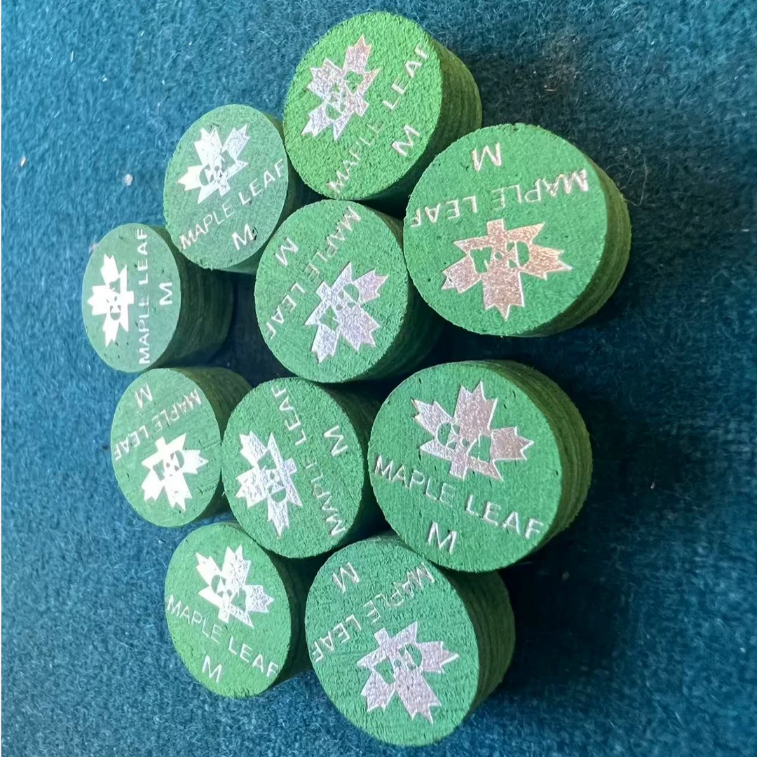 大头杆6层台球杆皮头M型号 14mm