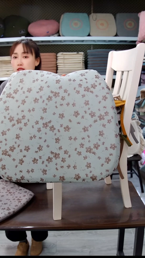 布碎花记忆棉：绿色4个