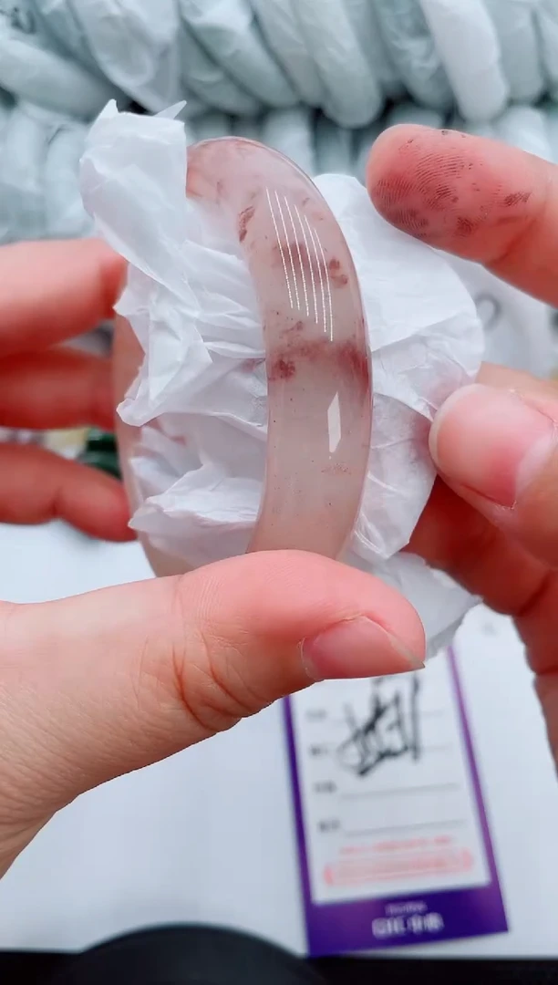 石英质玉手镯未镶嵌D12-58-59