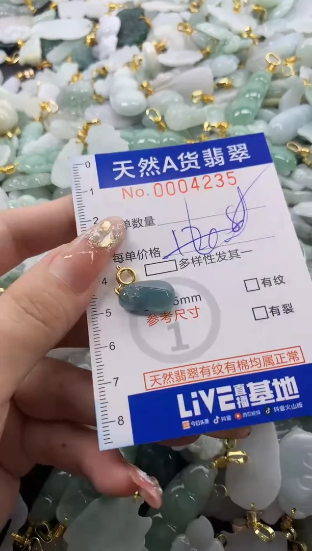 翡翠未镶嵌颈饰天然A货翡翠
