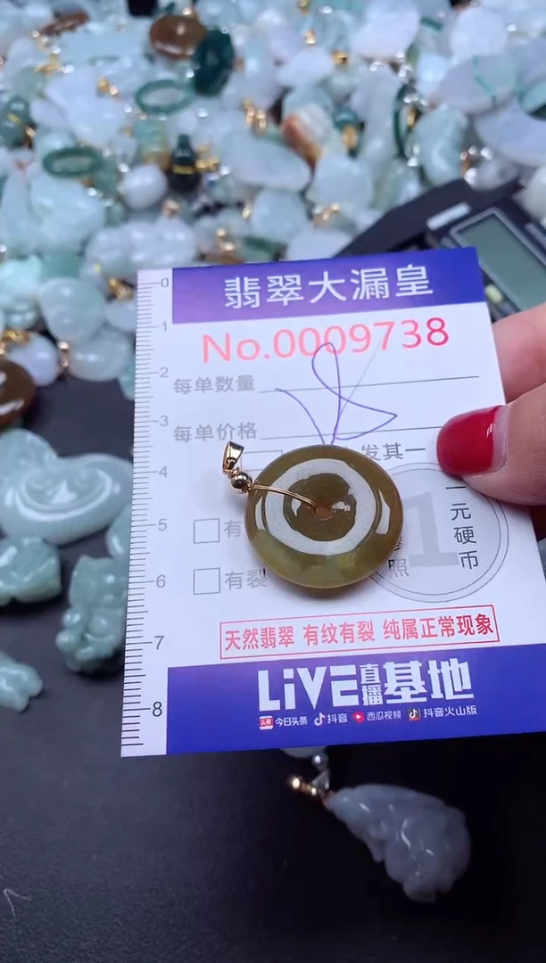 颈饰未镶嵌翡翠9738