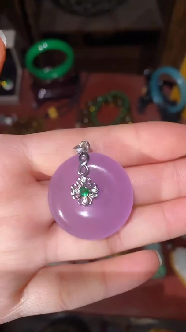 翡翠未镶嵌颈饰永玉阁精品专属摆件