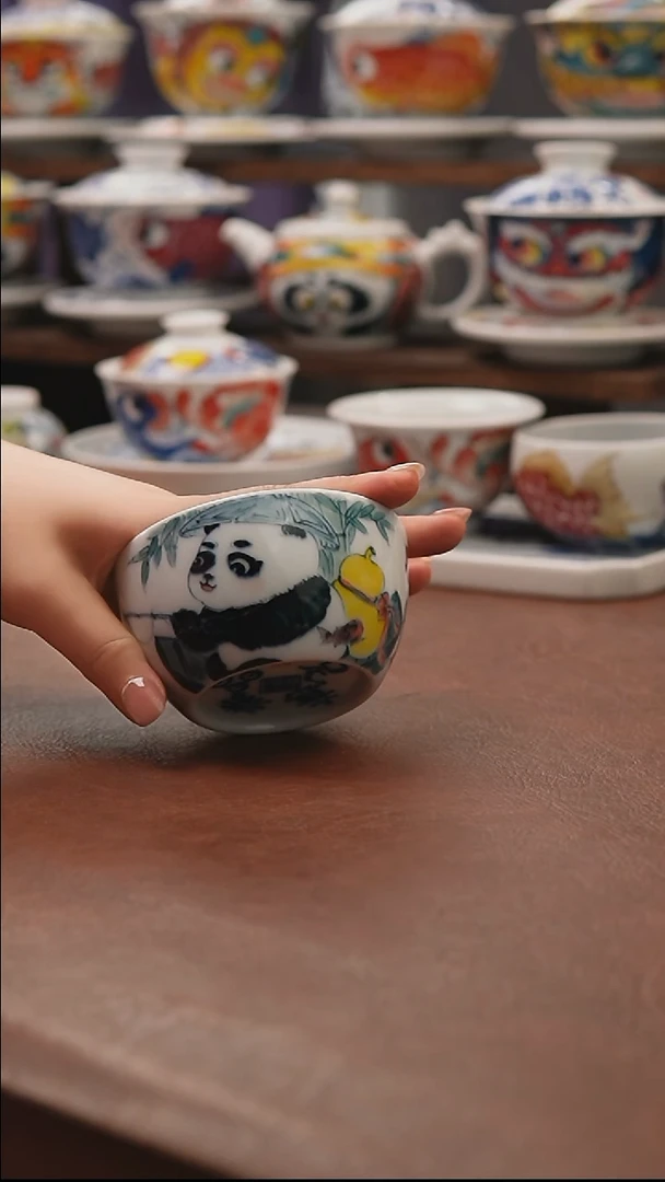 昨明 （福利价格）熊猫缸杯