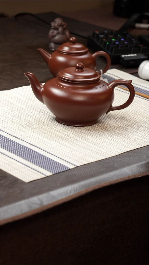 茶壶紫砂壶·24底槽青笑樱325cc