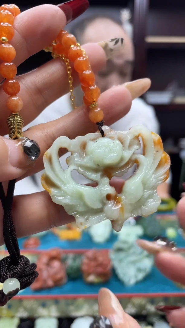 未镶嵌岫玉吊坠多样性发*货拍一发一