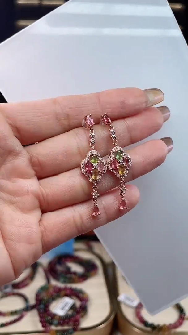 耳饰未镶嵌碧玺（多样性发一条）T