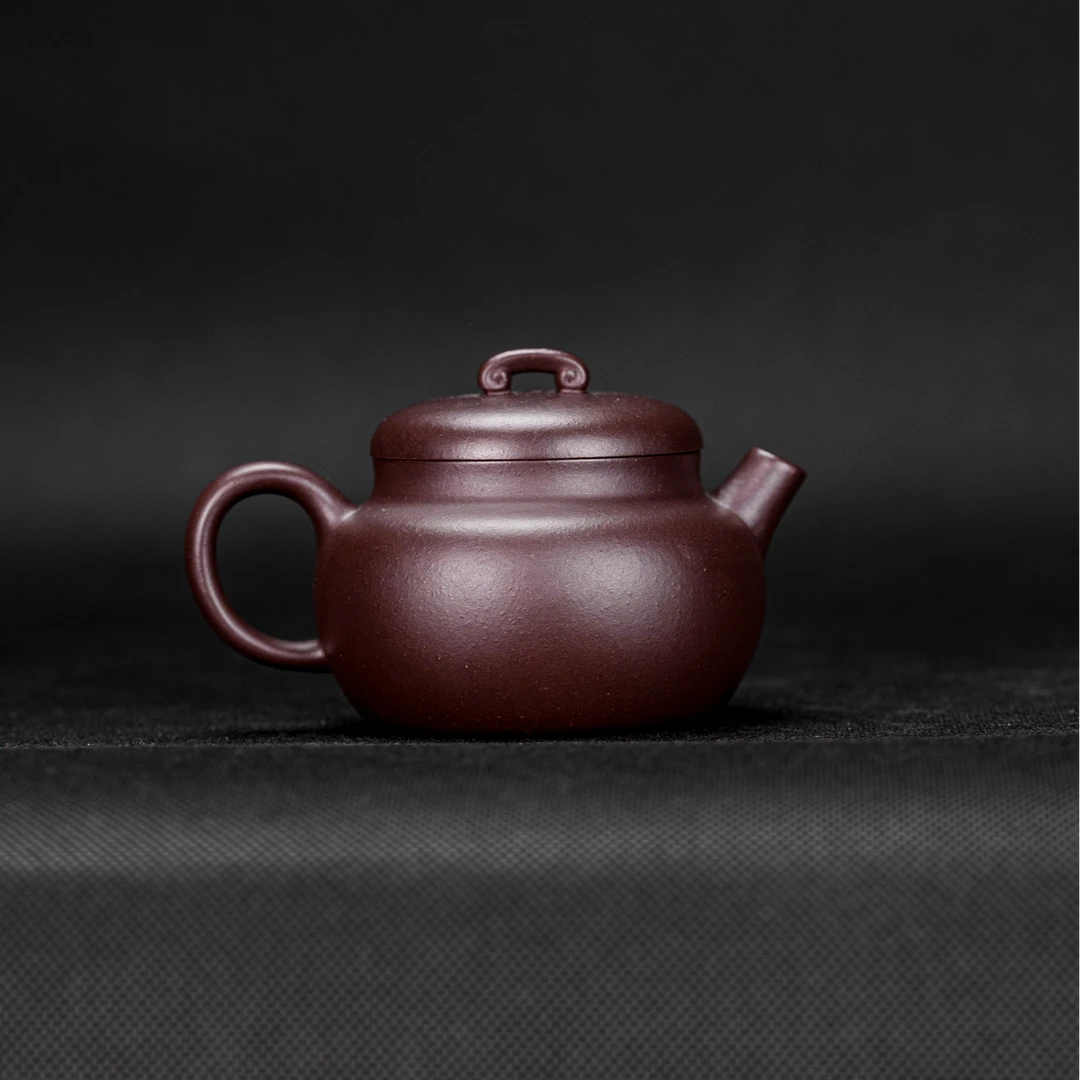 DLG 如意珍宝黑紫泥宜兴紫砂壶手工原矿高档家用中式功夫茶具茶壶