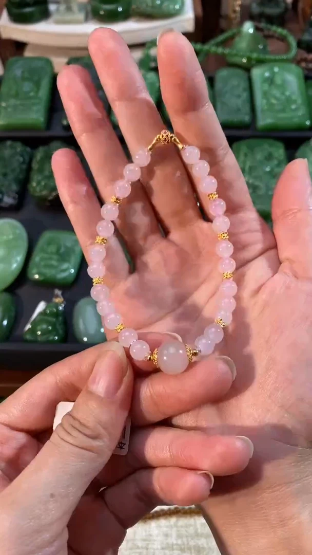 未镶嵌手链和田玉设计款手串