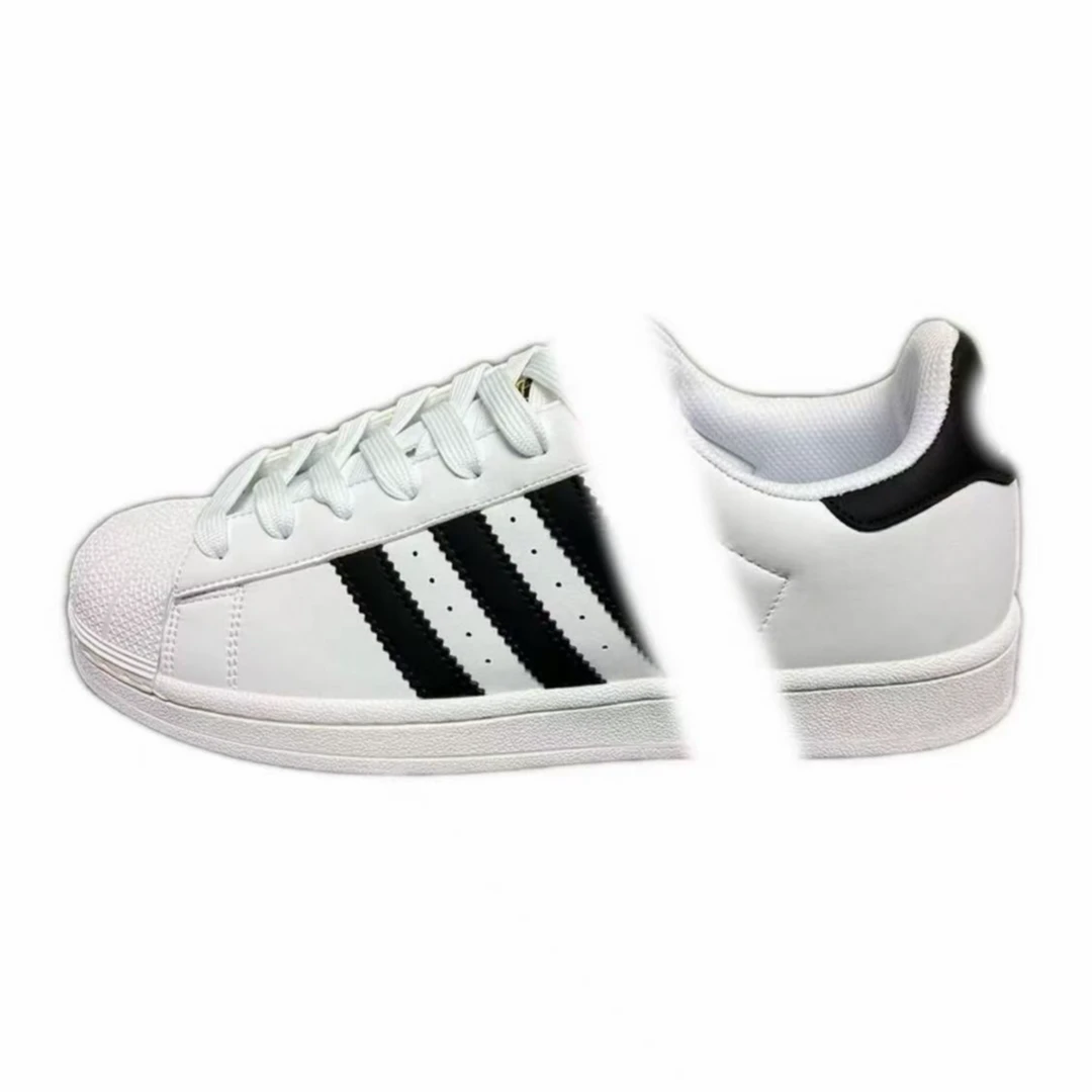 黑白女子低帮白色女士休闲鞋女款经典金标运动板鞋lty