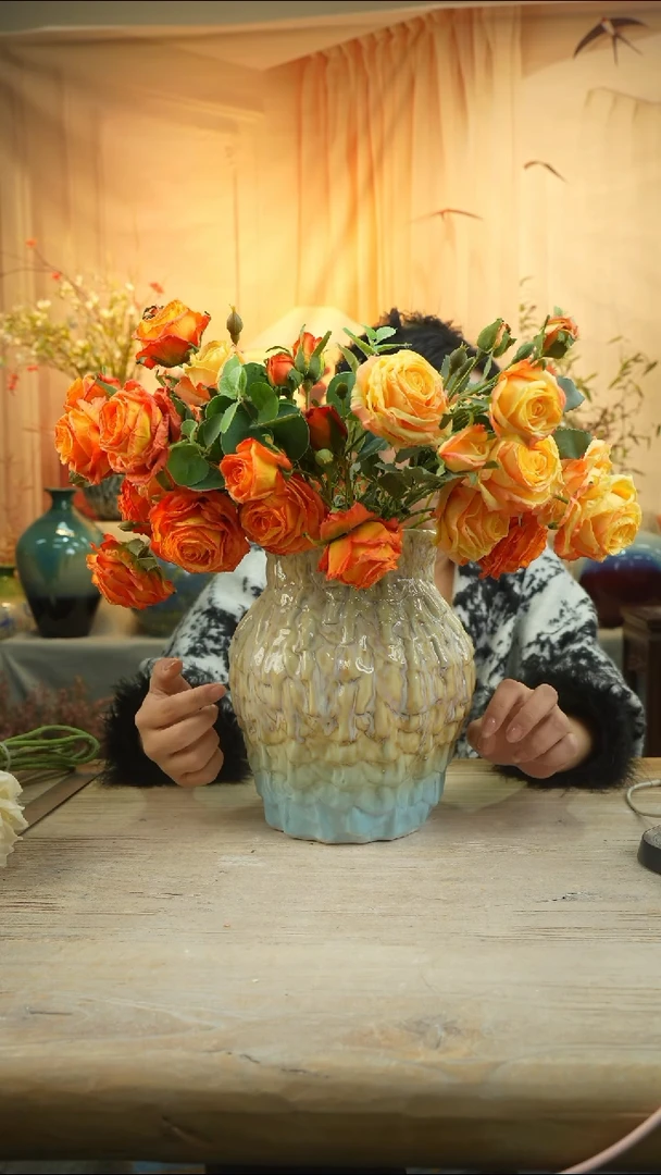 高24口14陶瓷花瓶