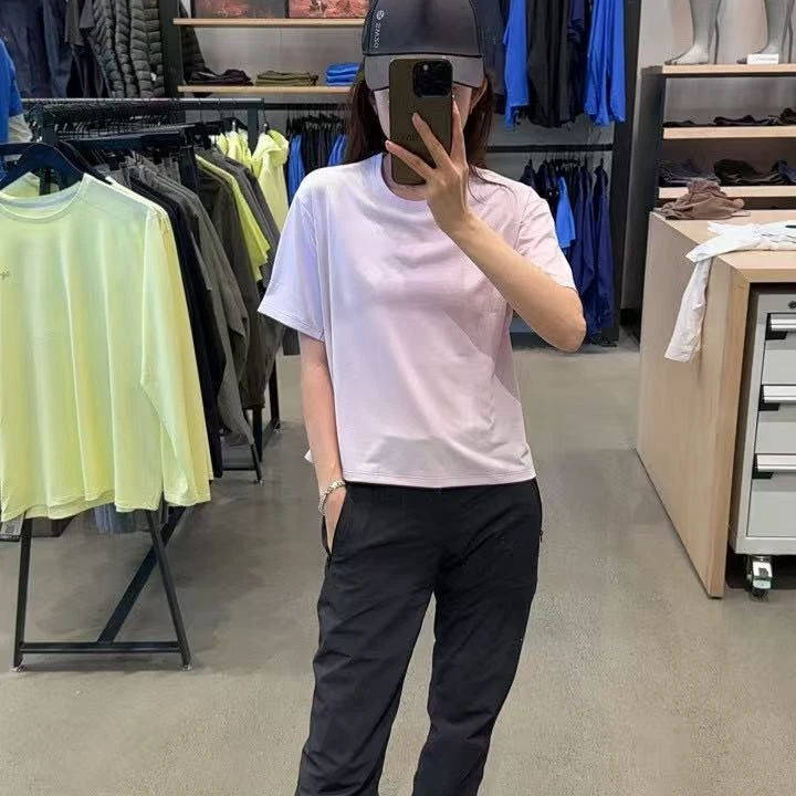 ARC'TERYX/始祖鸟女款TAEMA CROP T-SHIRT T恤