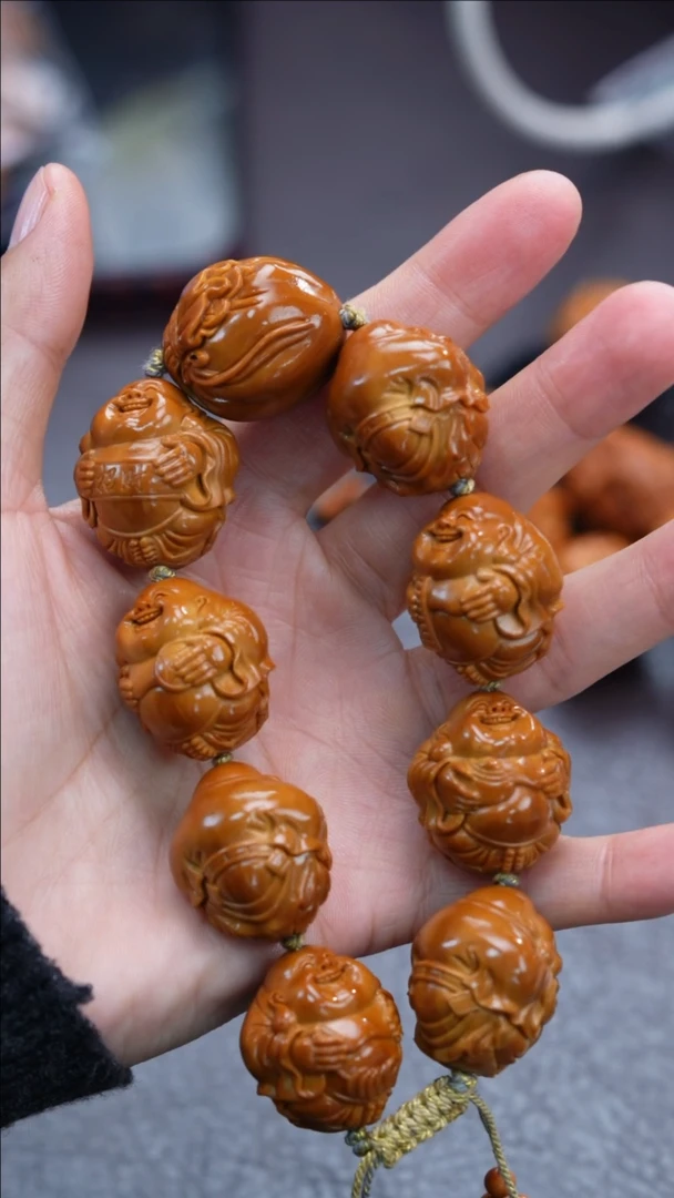 手串/手链橄榄核人**茶橄榄核