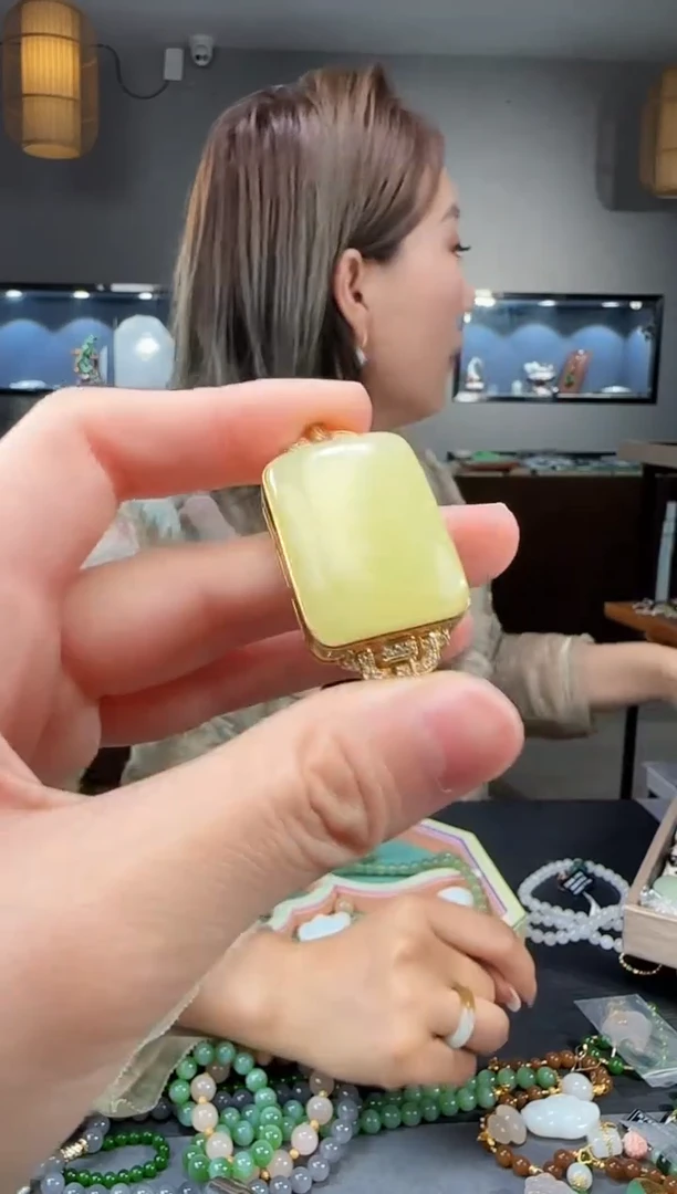 手链银S925镶嵌和田玉1