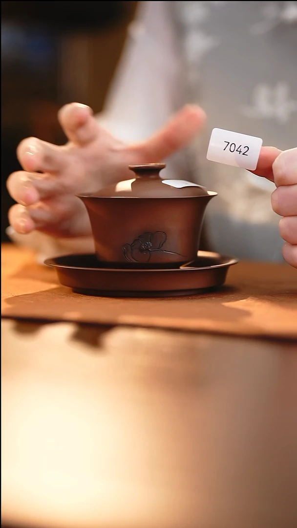 雲梦茶器紫陶茶壶7042